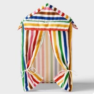 Target Featherly Friends Rainbow Striped Fabric Cabana Tent Pride Bird Tent NEW